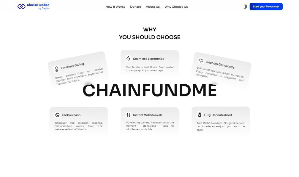 ChainFundMe screenshot 3