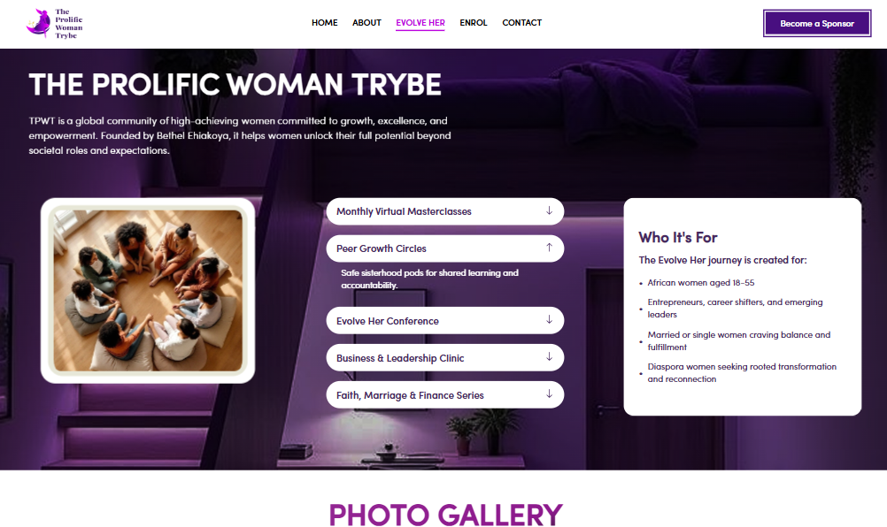 The Prolific Woman Trybe screenshot 2